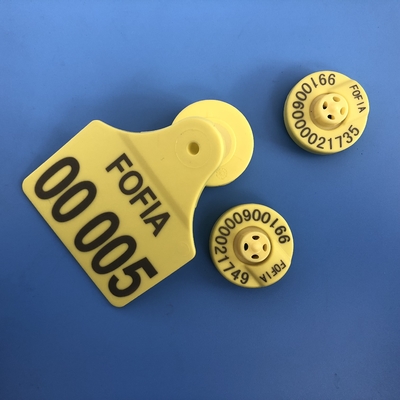 FULL ICAR-Certified RFID Electronic Ear Tags per il monitoraggio del bestiame Sistema avanzato di gestione dell'identificazione degli animali a prova di manomissione per mucche da latte, pecore, capre, suini e allevamenti bovini
