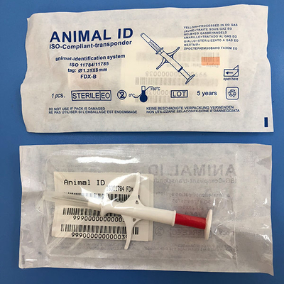 Microchip antiurto ISO11784/5 del risponditore di iso di norma 134.2Khz etichette di 8mm * di 1,25