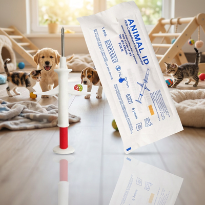 Mini etichetta RFID per animali ultra piccola e leggera ZS007 134,2 KHz per uccelli e rettili