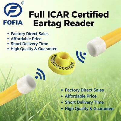 FULL ICAR Certified Durable Electronic Ear Tags TPU per l'identificazione e il tracciamento del bestiame a supporto della gestione delle aziende agricole