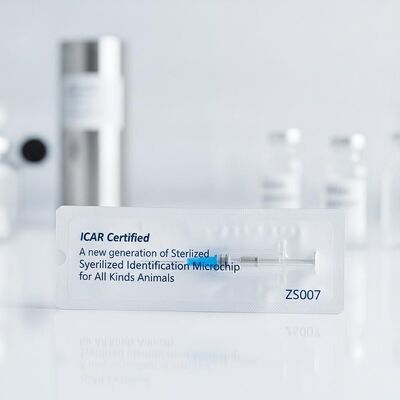 Certificato ICAR Una nuova generazione di microchip di identificazione delle siringhe sterilizzate per tutti i tipi di animali ZS007