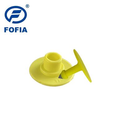 Etichette auricolari per animali Etichetta auricolare in plastica per maiale Marcatore identificativo Numero logo personalizzabile Etichetta auricolare per bovini con chip RFID