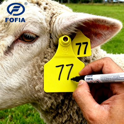 Agricoltura attiva full ICAR Compliant RFID Ear Tags TPU Per suini pecore bovini bufali allevamenti industria agricola