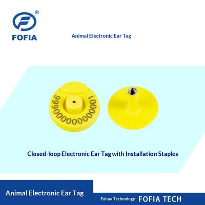 Nuovo FDX Tag auricolare elettronico a bassa frequenza RFID Tag animale full-duplex suino bovino bocca aperta/chiusa Identificazione del bestiame