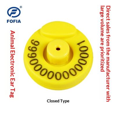 Nuovo FDX Tag auricolare elettronico a bassa frequenza RFID Tag animale full-duplex suino bovino bocca aperta/chiusa Identificazione del bestiame