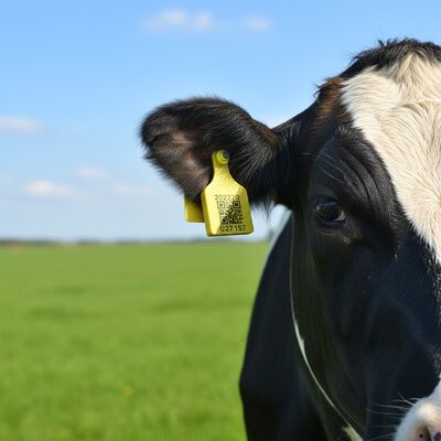 Nuovo T921 Animal Ear Tag Capra gialla RFID TPU di alta qualità