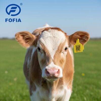 Nuovo T921 Animal Ear Tag Giallo TPU RFID di alta qualità per uso da bestiame da fattoria
