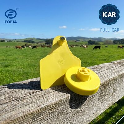 Certificazione ICAR completa 134.2KHz RFID Tag auricolare elettronico per l'identificazione del maiale caprino ovino