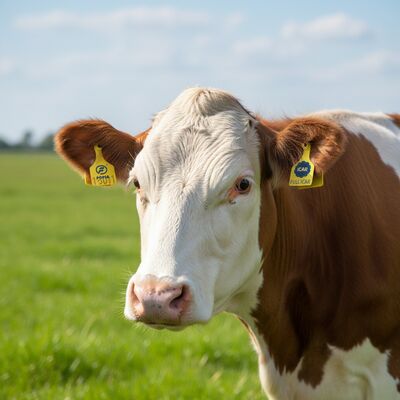 T921 Nuovo Fofia Animal Ear Tag Giallo Capra Ear Tag RFID TPU di alta qualità Farm Cattle Horse 1,5 anni di garanzia