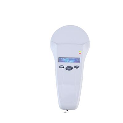 Lettore portatile RFID resistente con schermo OLED 128x32 USB per plastica Soluzione a lungo raggio per animali domestici e uso in fattoria e ranch