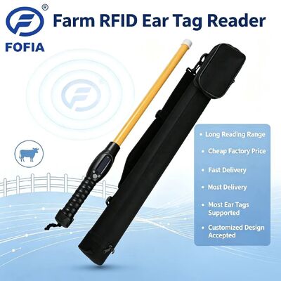 FOFIA Waterproof PT280 RFID Reader 134.2kHz PVC Plastic NLIS Australia ICAR approvato ID bovino USB ISO 11784/5 10-20cm