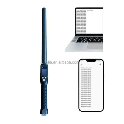 Durabile impermeabile a lungo raggio 134,2 kHz RFID Ear Tag Reader ISO11784/5 Protocollo 30-100cm Distanza di lettura PVC
