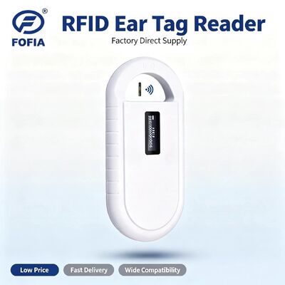 Microchip di plastica portatile per animali lettore di carte RFID PT160 134,2 kHz schermo OLED batteria al litio USB CE certificato ISO 11784/11785
