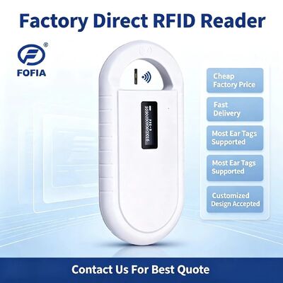 Microchip per animali portatile lettore di carte RFID PT160 134,2 kHz schermo OLED batteria al litio USB certificato CE protocollo ISO 11784/11785