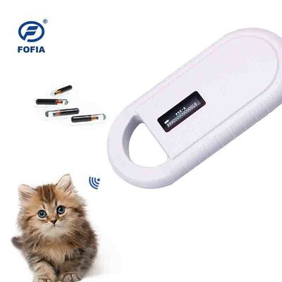 Microchip per animali portatile lettore di carte RFID PT160 134,2 kHz schermo OLED batteria al litio USB certificato CE protocollo ISO 11784/11785