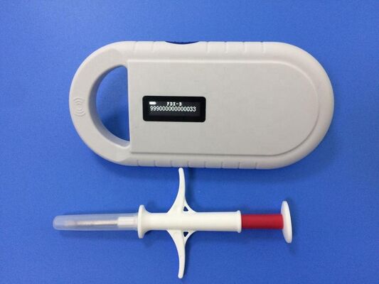 Microchip di plastica portatile per animali lettore di carte RFID PT160 134,2 kHz schermo OLED batteria al litio USB CE certificato ISO 11784/11785