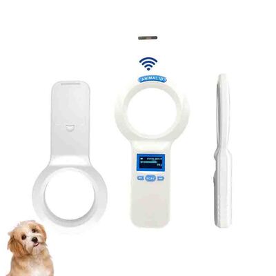 Lettore portatile in plastica PT200 RFID resistente con schermo OLED 128x64 ISO11784/5 Protocollo di lettura a lungo raggio per animali domestici e uso in azienda agricola