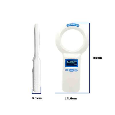 Lettore portatile impermeabile FOFIA PT200 RFID Schermo OLED 128x64 Lettura a lunga distanza Protocollo ISO11784/5 da 10-20 m