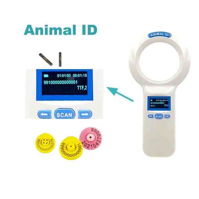 Lettore portatile impermeabile FOFIA PT200 RFID Schermo OLED 128x64 Lettura a lunga distanza Protocollo ISO11784/5 da 10-20 m