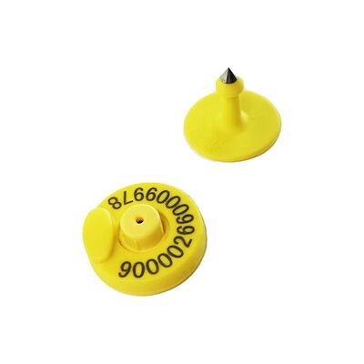 FULL ICAR Standard TPU Yellow Electronic Ear Tags Soluzione avanzata di gestione del bestiame