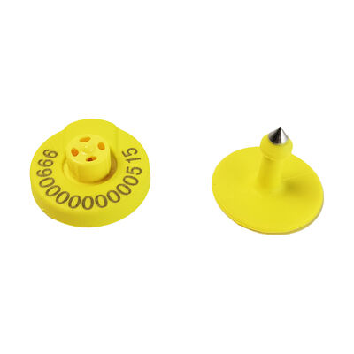 FULL ICAR Standard TPU Yellow Electronic Ear Tags Soluzione avanzata di gestione del bestiame
