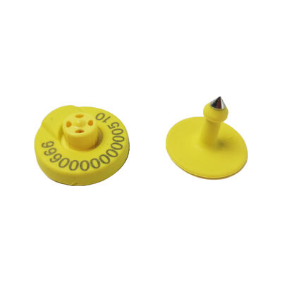 RFID FDX HDX Animal Electronic Ear Tags 134.2KHz Livestock Suino Pecora Bovino
