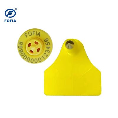 Fofia combinazione impermeabile tracciamento elettronico degli animali auricolare nuova alta qualità RFID TPU laser coding 3 anni di garanzia capra