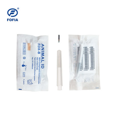 Fofia 2026 Nuovo RFID in vendita 134,2 kHz Identificatore per cani e animali Microchip Tipo diviso Plastica ZS008 impermeabile per iniezione per animali domestici