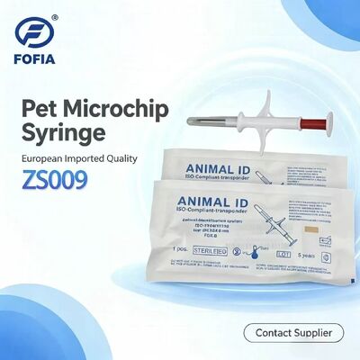Edizione 2026 più venduta Nuovo RFID 134.2kHz Fofia Integrato Microchip Impiantabile per Animali Impermeabile Garanzia di 3 anni per animali domestici