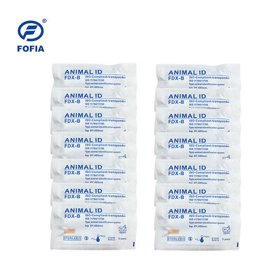 Certificato ICAR Fofia 2026 Nuovo RFID 134,2 kHz per cani e animali Microchip Tipo di plastica ZS008 impermeabile per animali domestici