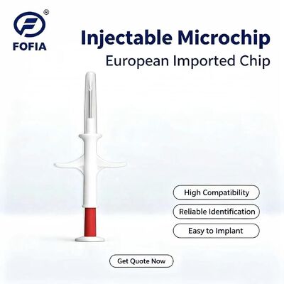 ICAR certificato FOFIA RFID 134.2kHz Microchip animale FDX/EM4305 Chip IP67 impermeabile per animali domestici