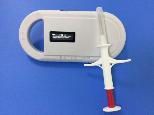 Lettore di microchip RFID per animali portatile Fofia PT160, plastica, 134,2 kHz, schermo OLED, batteria al litio USB, certificato CE, ISO