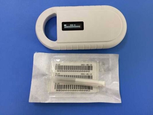 Lettore di microchip RFID per animali portatile Fofia PT160, plastica, 134,2 kHz, schermo OLED, batteria al litio USB, certificato CE, ISO
