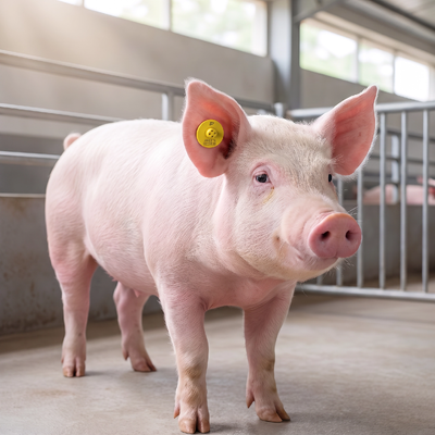 FULL ICAR Certified 134.2KHz FDX-B RFID Sheep Ear Tag per il monitoraggio del bestiame ET908