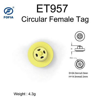 Etichetta auricolare elettronica durevole e impermeabile per capre e pecore, nuova RFID TPU di alta qualità, codifica laser, 3 anni