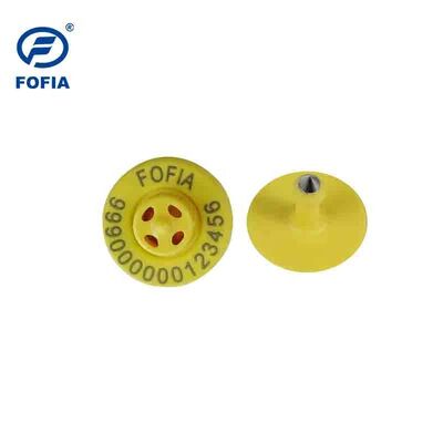 Nuova ET957+T901 di alta qualità 134.2kHz TPU Etichette auricolari elettroniche per suini bovini ovini allevamenti di cani 10cm Distanza di lettura -20~80C 29.90.3 mm