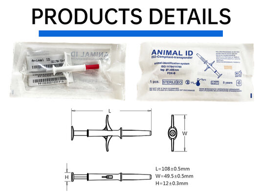 FOFIA Nuovo RFID 134,2 kHz Microchip per animali FDX/EM4305 Chip IP67 impermeabile