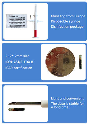 Fofia Nuovo RFID certificato ICAR 134.2kHz PP Animal ID Microchip impermeabile per cani e gatti Utilizzare 1.5 anni di garanzia