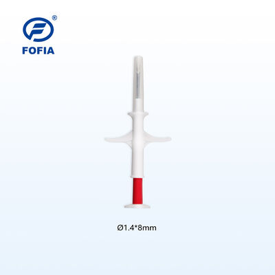 FOFIA ZS007 RFID 134.2kHz Microchip per animali FDX/EM4305 Chip IP67 impermeabile Imballaggio in plastica iniettabile per animali domestici Nuovo 1.5