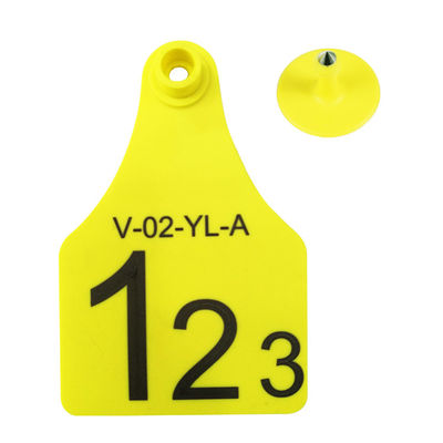 TPU T904+T905 resistente all'acqua e resistente, sterilizzato, combinazione di etichette d'orecchio per animali per l'identificazione degli animali
