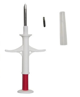 sterilizzazione 1.4*8mm del gas di EO della siringa del microchip del risponditore di iso 6.86g
