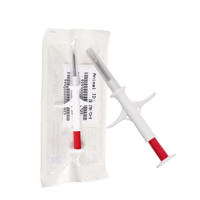 ISO11784/5 EO gas Microchip sterilizzato con numero a 15 cifre come numero di identificazione animale