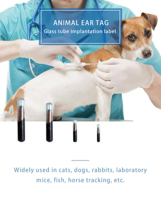 Numero del chip animale Implantatore di microchip sterilizzato universale con numero a 15 cifre
