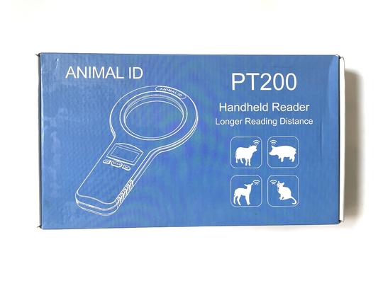 Lettore di marchio auricolare animale tenuto in mano dell'analizzatore FDX-B del microchip di chilociclo RFID del portatile 134,2