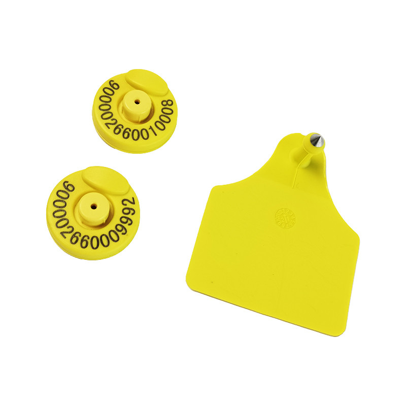 Tag d'orecchio RFID Tag d'orecchio per bovini personalizzati Semplifica la gestione del bestiame con la tecnologia di tracciamento RFID