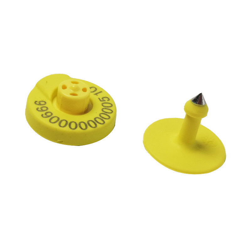 Gestione e macellazione degli animali RFID ET907 ISO High Security Smart Ear Tag per bovini