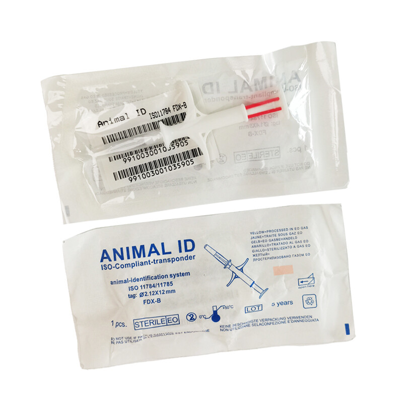 Integratore di codice a barre Microchip di identificazione Iso con etichetta di codice a barre 6 Adesivi-adesivi Animali trovati