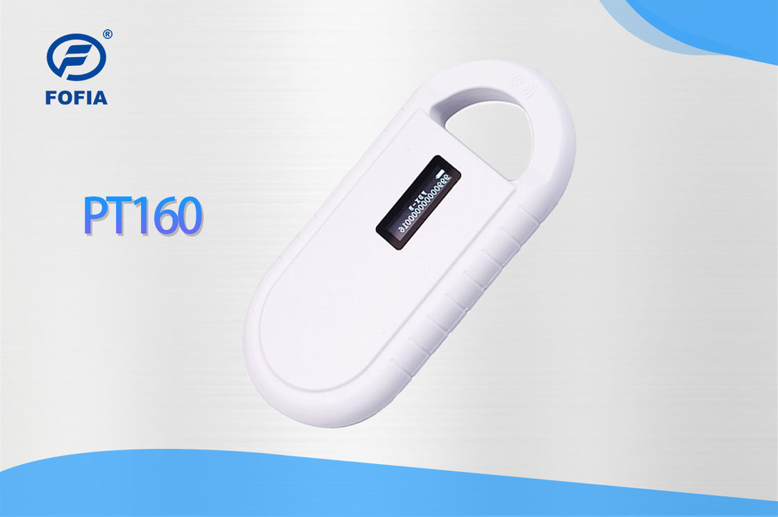 Compatto scanner per lettori di microchip per animali con batteria ricaricabile per la lettura del chip ID