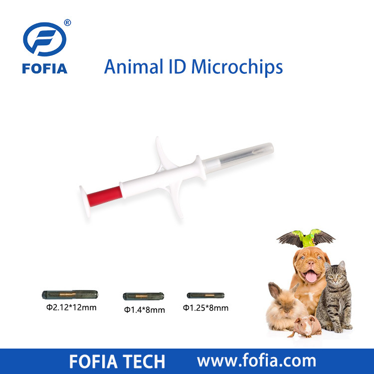 134.2kHz ICAR EM4305 Impianto RFID 1.25x7 1.4x8 2.12x12mm GlassTag Microchips Cane Cavallo Pecora Micro Chip Animal ID Pet Microchip Per Animali