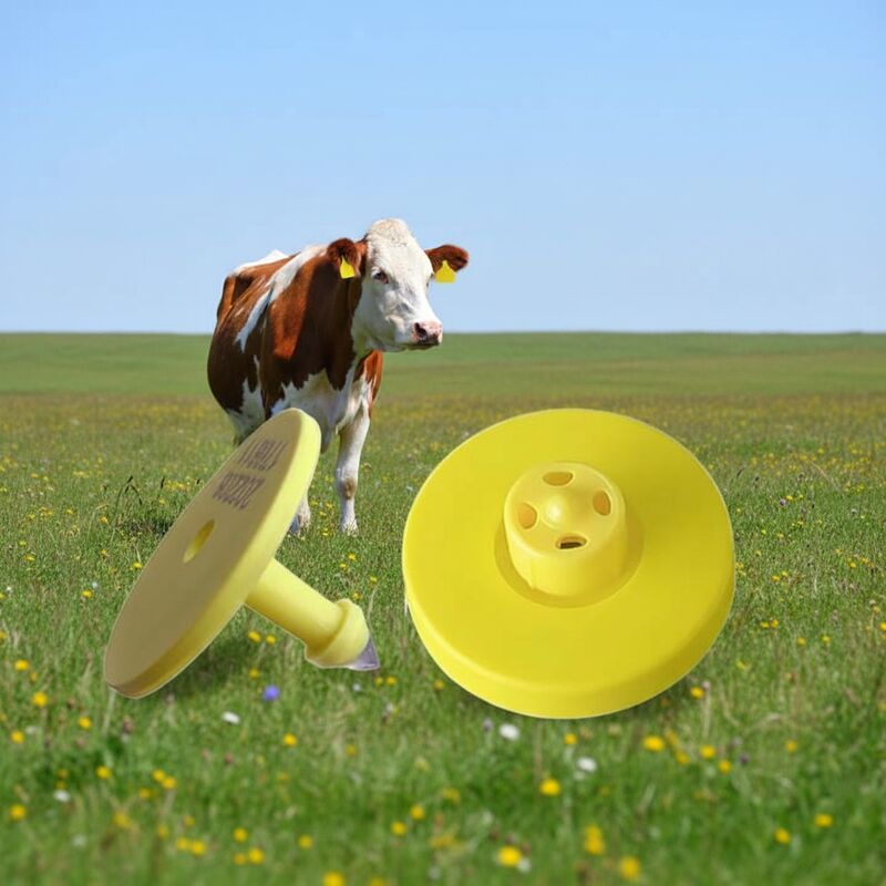 Tag auricolare RFID durevole da 134,2 kHz per il bestiame con design standard e impermeabile ISO11784/5 FDX-B